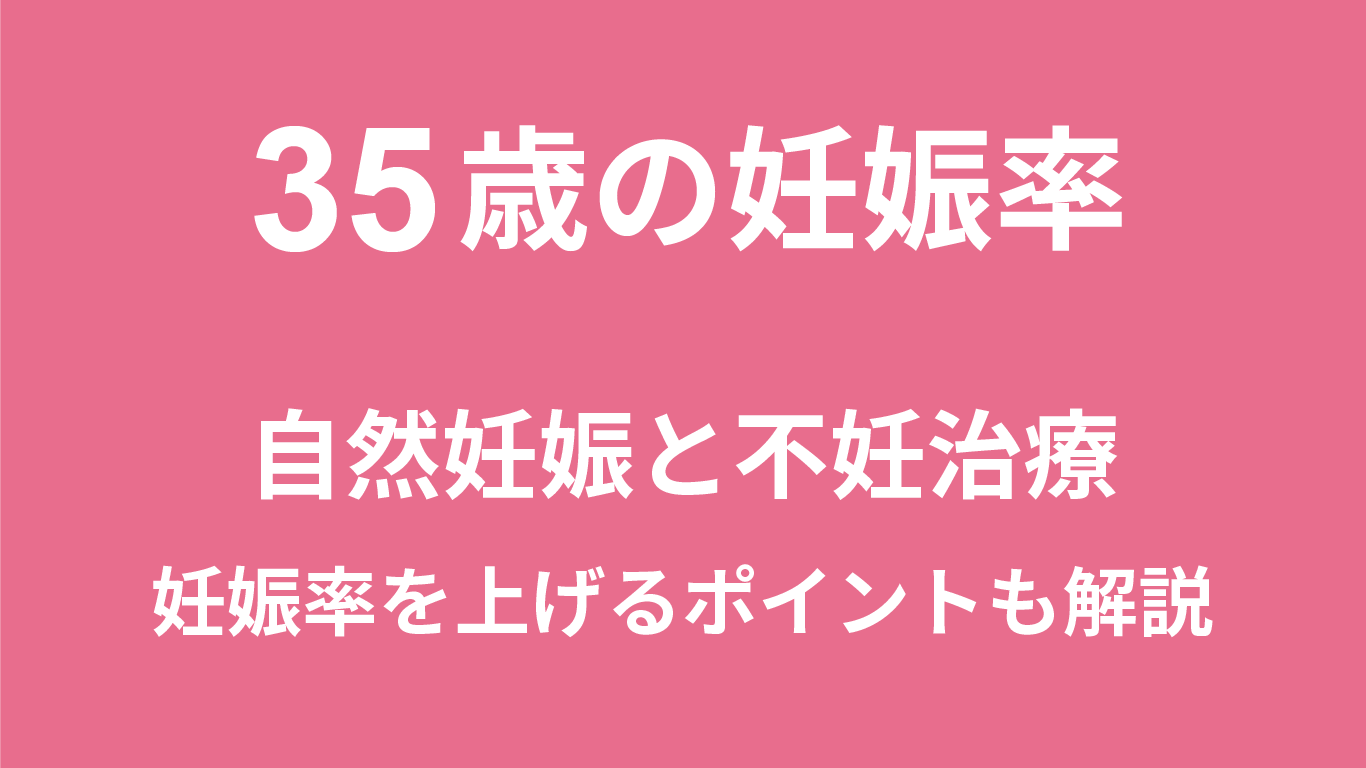 35歳の妊娠率
