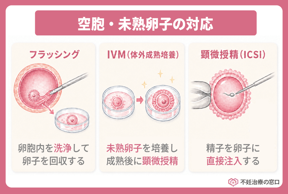 空胞への対応